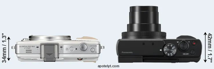 Compare E-PM2 versus TZ95 top