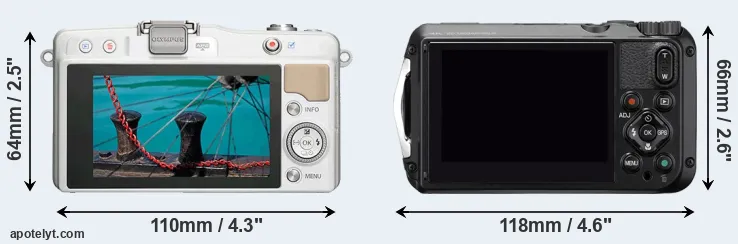 Comparison E-PM2 or WG-6 rear