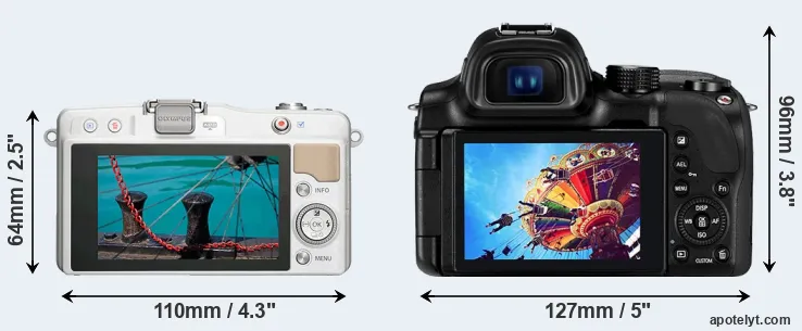 Comparison E-PM2 or NX30 rear