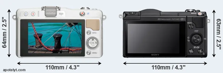 Comparison E-PM2 or A5000 rear