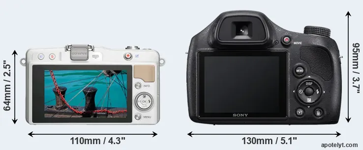 Comparison E-PM2 or H400 rear
