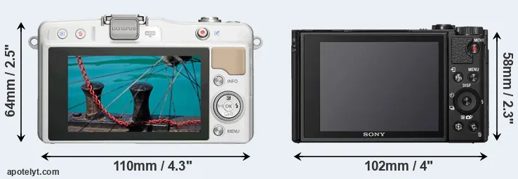 Comparison E-PM2 or HX95 rear