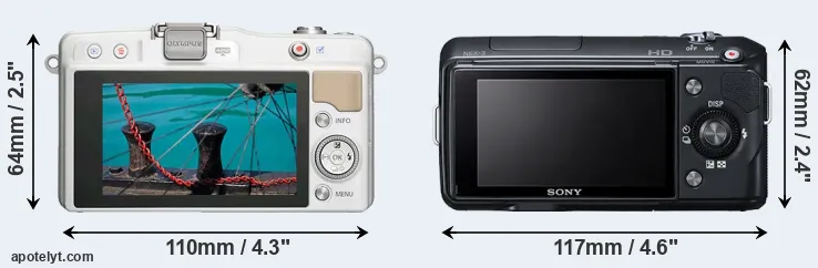 Comparison E-PM2 or NEX-3 rear