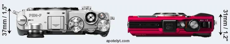 Compare PEN-F versus TG-4 top
