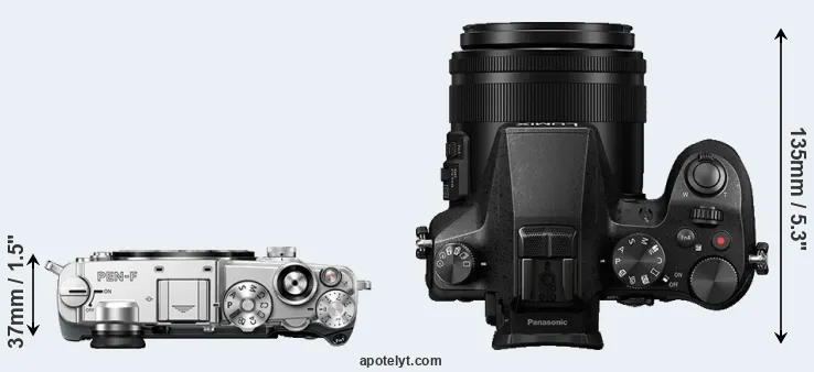 Compare PEN-F versus FZ2000 top