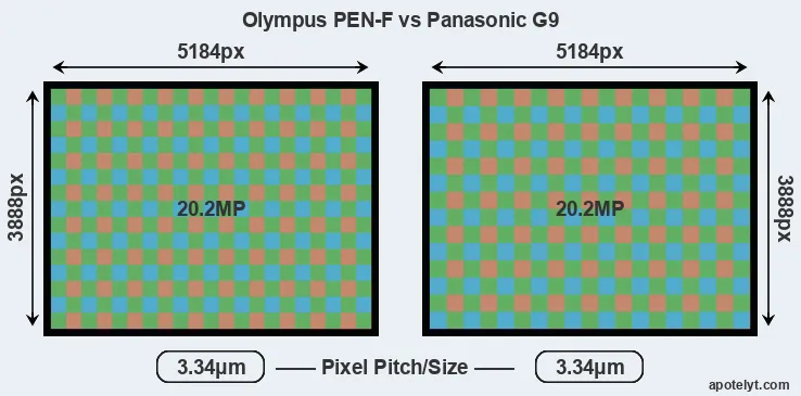 PEN-F versus G9 MP