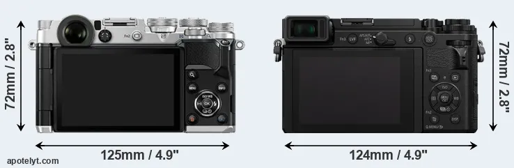 Comparison PEN-F or GX9 rear