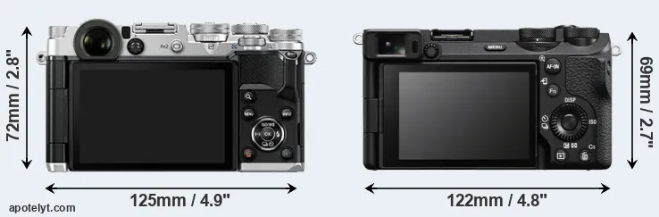 Comparison PEN-F or A6700 rear