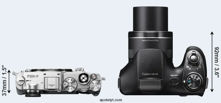 Compare PEN-F versus H300 top