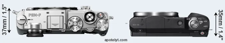 Compare PEN-F versus NEX-3N top