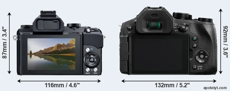 Comparison Stylus 1 or FZ330 rear