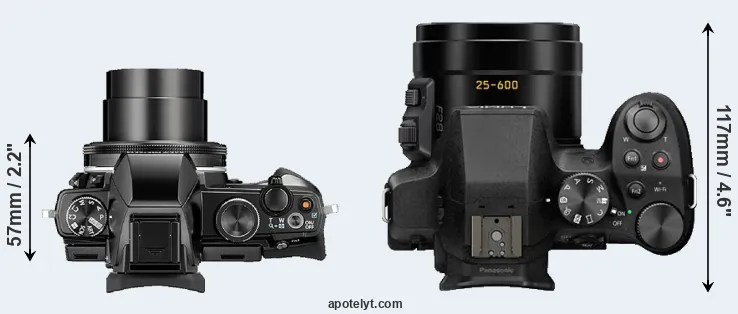 Compare Stylus 1 versus FZ330 top
