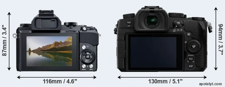 Comparison Stylus 1 or G90 rear
