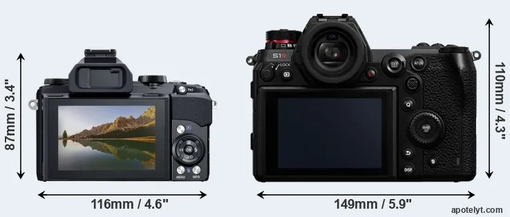 Comparison Stylus 1 or S1R rear