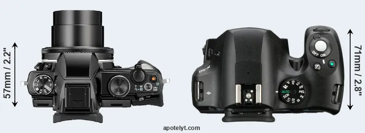 Compare Stylus 1 versus K-50 top