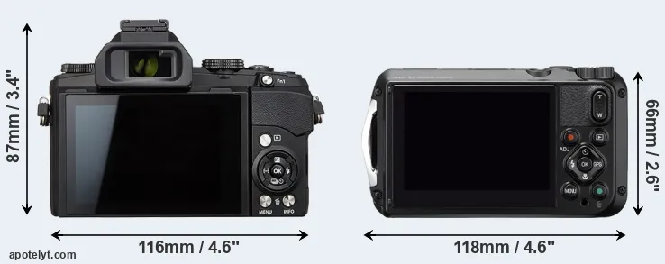 Comparison Stylus 1s or WG-6 rear