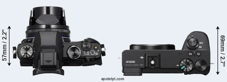 Compare Stylus 1s versus A6600 top