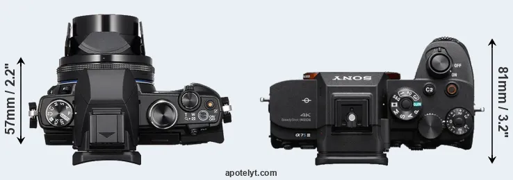 Compare Stylus 1s versus A7S III top