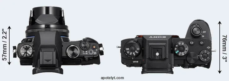 Compare Stylus 1s versus A9 II top