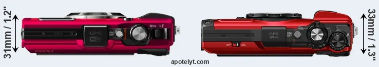 Compare TG-4 versus TG-7 top