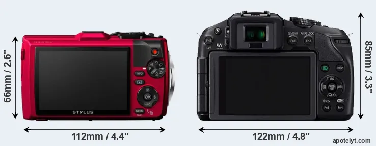 Comparison TG-4 or G6 rear