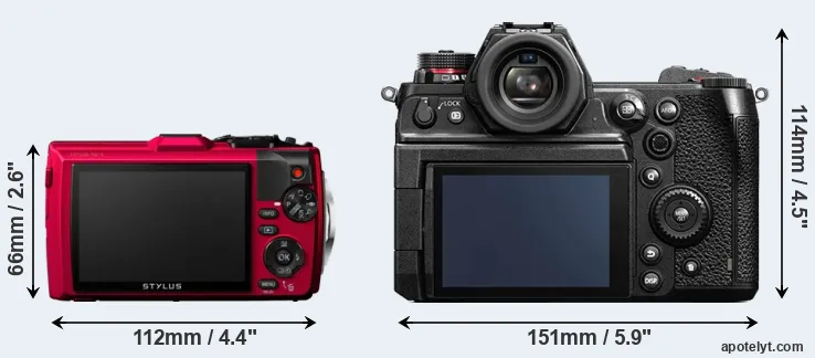 Comparison TG-4 or S1H rear