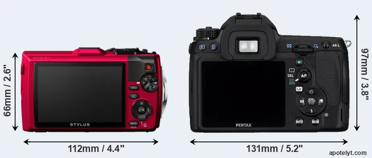 Comparison TG-4 or K-5 rear