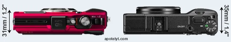 Compare TG-4 versus GR II top