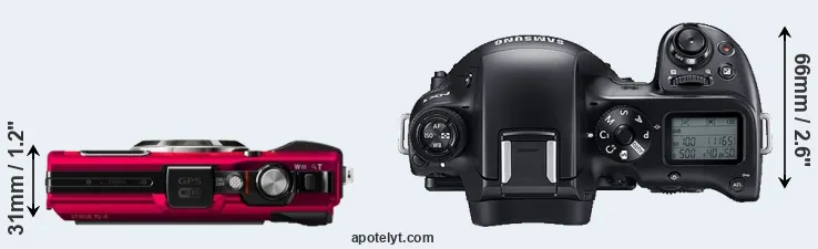 Compare TG-4 versus NX1 top