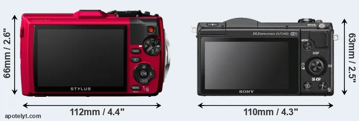 Comparison TG-4 or A5100 rear