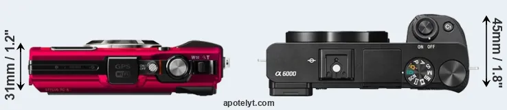 Compare TG-4 versus A6000 top