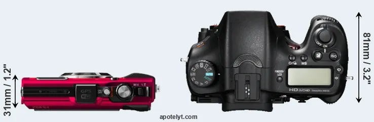 Compare TG-4 versus A77 top