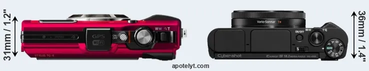 Compare TG-4 versus HX99 top
