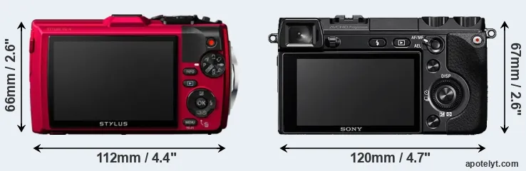 Comparison TG-4 or NEX-7 rear