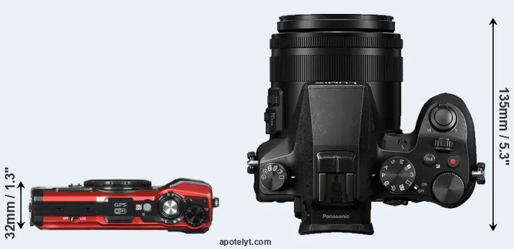 Compare TG-5 versus FZ2000 top