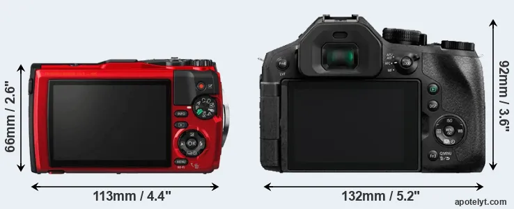Comparison TG-5 or FZ300 rear
