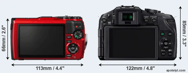 Comparison TG-5 or G6 rear