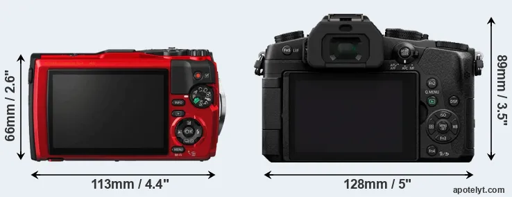 Comparison TG-5 or G85 rear