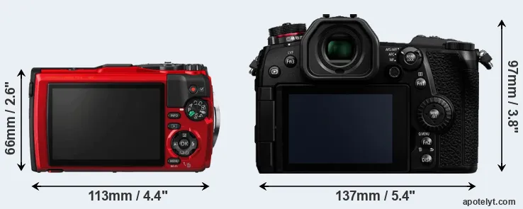 Comparison TG-5 or G9 rear
