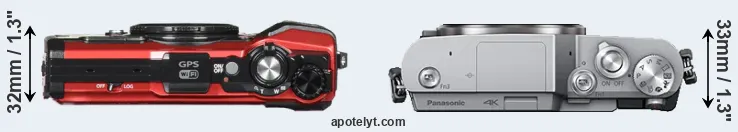 Compare TG-5 versus GX800 top