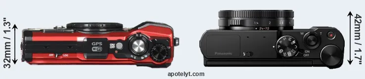 Compare TG-5 versus LX15 top