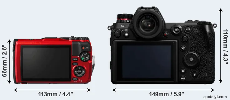 Comparison TG-5 or S1 rear