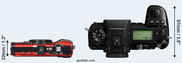Compare TG-5 versus S1 top