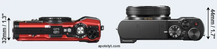 Compare TG-5 versus ZS100 top
