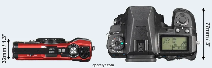 Compare TG-5 versus K-3 top