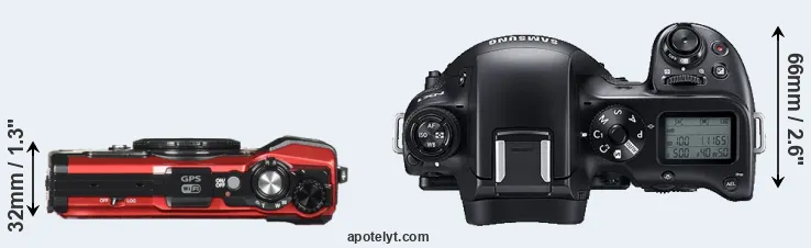 Compare TG-5 versus NX1 top
