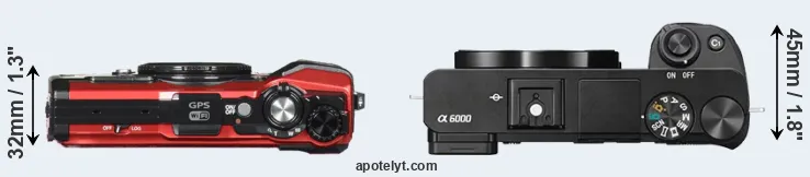 Compare TG-5 versus A6000 top