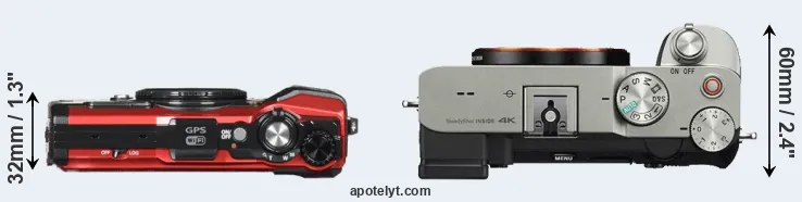 Compare TG-5 versus A7C top