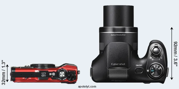 Compare TG-5 versus H300 top