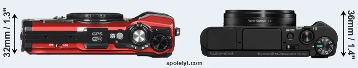 Compare TG-5 versus HX95 top